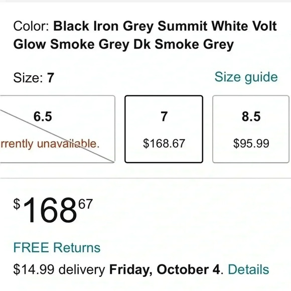 Nike Stroke Running Shoe - Size 7 - Picture 3 of 7